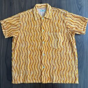 Bode Chenille Short Sleeve Button Up